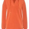 comma Hoodie Damen, Orange