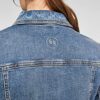 comma Jeansjacke Damen, Blau
