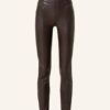 comma Leggings Damen, Braun