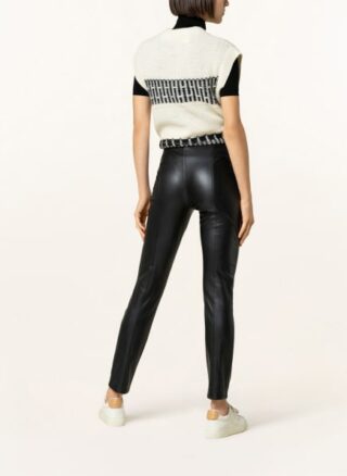 comma Leggings Damen, Schwarz