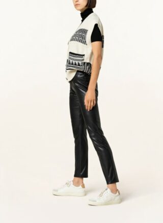 comma Leggings Damen, Schwarz