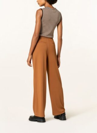 comma Marlenehose Damen, Braun