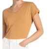comma T-Shirts Damen, Braun