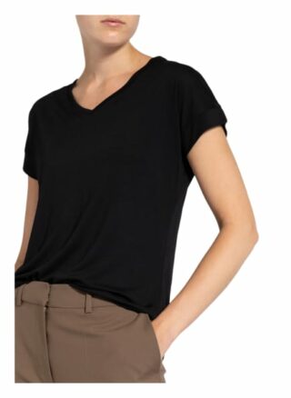 comma T-Shirts Damen, Schwarz