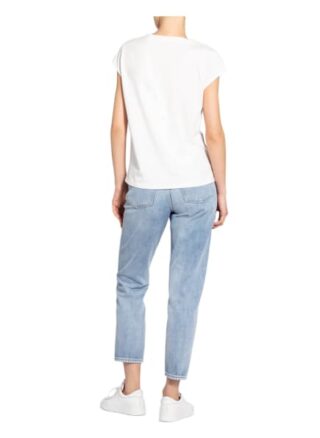 comma T-Shirts Damen, Weiß