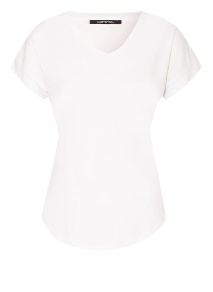 comma T-Shirts Damen, Weiß comma T-Shirts Damen, Weiß