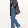 darling harbour Caban-Mantel Damen, Blau