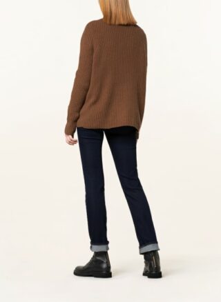 darling harbour Cashmere-Pullover Damen, Braun