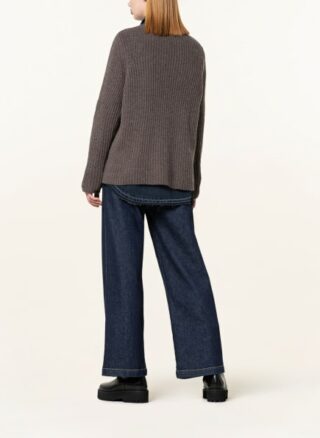 darling harbour Cashmere-Pullover Damen, Braun