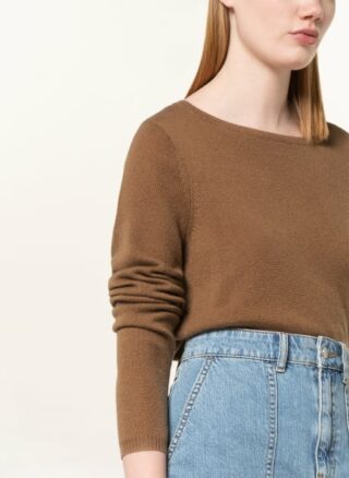 darling harbour Cashmere-Pullover Damen, Braun