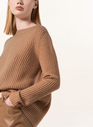 darling harbour Cashmere-Pullover Damen, Braun