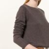 darling harbour Cashmere-Pullover Damen, Braun