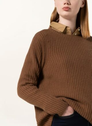 darling harbour Cashmere-Pullover Damen, Braun