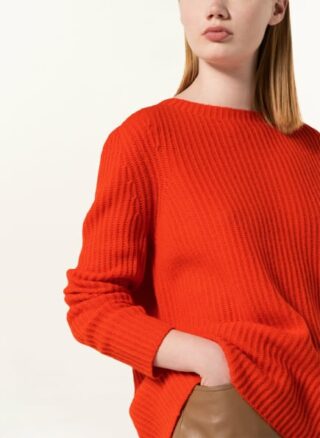 darling harbour Cashmere-Pullover Damen, Orange