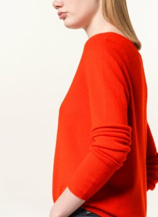darling harbour Cashmere-Pullover Damen, Orange