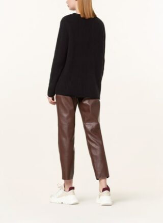 darling harbour Cashmere-Pullover Damen, Schwarz