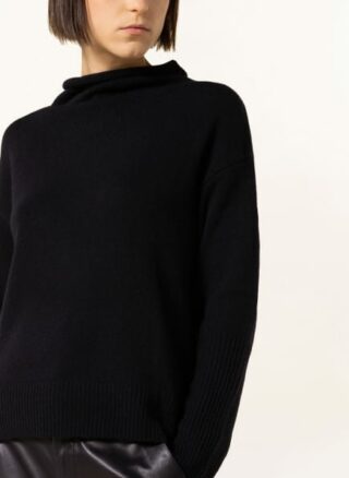 darling harbour Cashmere-Pullover Damen, Schwarz