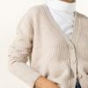 darling harbour Cashmere-Strickjacke Damen, Beige