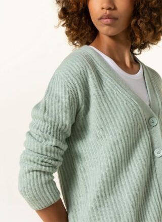 darling harbour Cashmere-Strickjacke Damen, Grün
