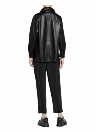darling harbour Lederjacke Damen, Schwarz