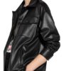 darling harbour Lederjacke Damen, Schwarz