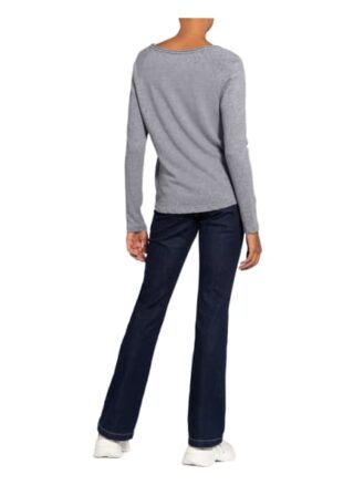 darling harbour Longsleeve Damen, Grau