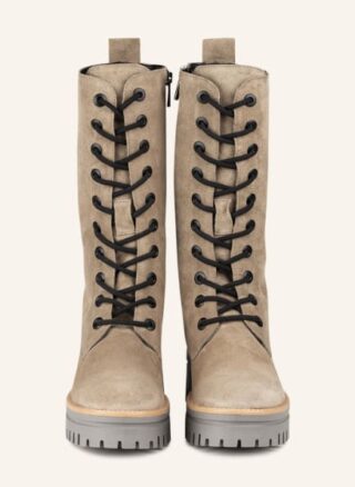 darling harbour Plateau-Schnürboots Damen, Grau