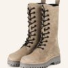 darling harbour Plateau-Schnürboots Damen, Grau