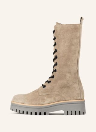 darling harbour Plateau-Schnürboots Damen, Grau