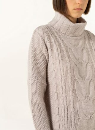 darling harbour Rollkragenpullover Damen, Beige