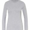 darling harbour Rollkragenshirt Damen, Grau