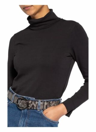 darling harbour Rollkragenshirt Damen, Schwarz
