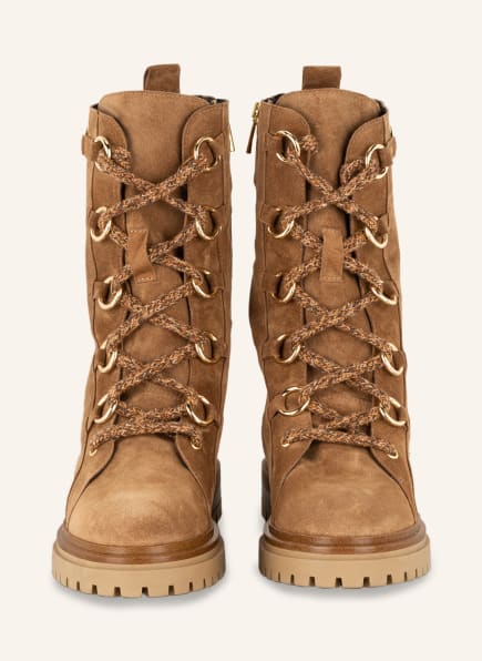darling harbour Schnürboots Damen, Braun darling harbour Schnürboots Damen, Braun