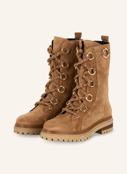 darling harbour Schnürboots Damen, Braun darling harbour Schnürboots Damen, Braun