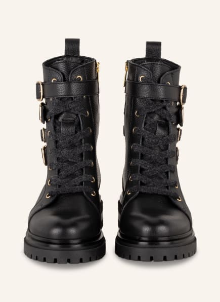 darling harbour Schnürboots Damen, Schwarz darling harbour Schnürboots Damen, Schwarz