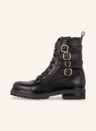darling harbour Schnürboots Damen, Schwarz