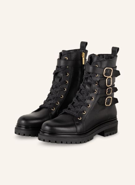 darling harbour Schnürboots Damen, Schwarz darling harbour Schnürboots Damen, Schwarz