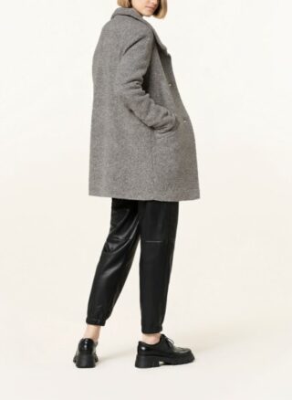 darling harbour Stehkragenmantel Damen, Grau