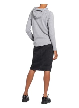 darling harbour Strick-Hoodie Damen, Grau