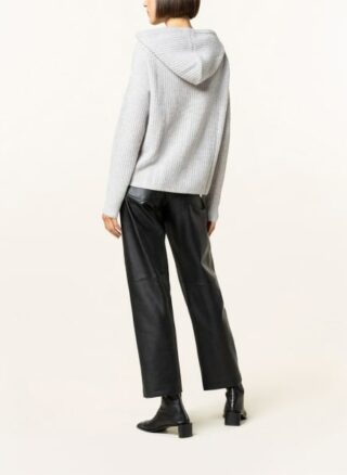 darling harbour Strick-Hoodie Damen, Grau