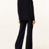 darling harbour Strickbluse Damen, Schwarz