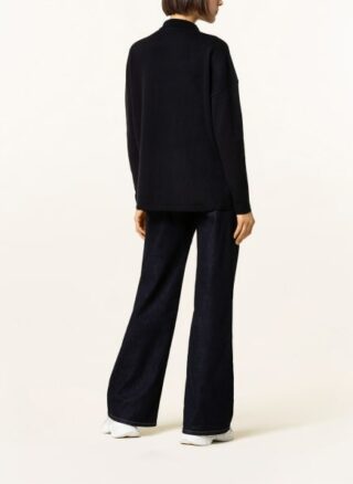 darling harbour Strickbluse Damen, Schwarz