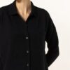 darling harbour Strickbluse Damen, Schwarz