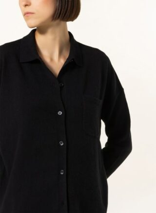 darling harbour Strickbluse Damen, Schwarz