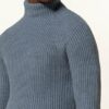 drykorn Arvid Rollkragenpullover Herren, Blau