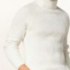 drykorn Arvid Rollkragenpullover Herren, Weiß