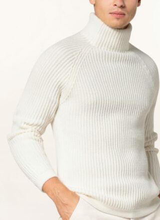 drykorn Arvid Rollkragenpullover Herren, Weiß