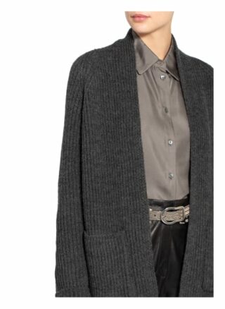 drykorn Blommie Strickhülle Damen, Grau