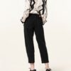 drykorn Decide 7/8 Straight Leg Jeans Damen, Schwarz