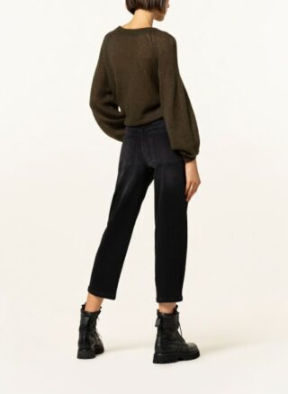 drykorn Shelter Boyfriend Jeans Damen, Schwarz